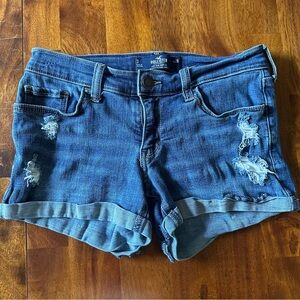 Hollister Women's Distressed Blue Jean Shorts